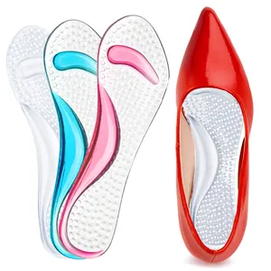 Ayak bakımı şok emilimi Plantar fasiit silikon ağrı kesici 3/4 jel ayakkabı tabanlığı kaplaması kadınlar için yüksek topuklu ShoesHA00433