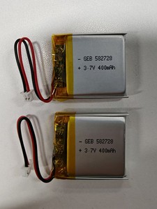 Baterai Lithium Ion Isi Ulang Bersertifikasi CE 3.7V 400mAh 582728 Lipo 3.7V 400mAh - Product Image 5