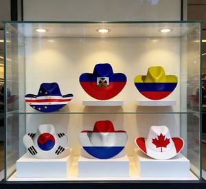 Nouveau Chapeau en Feutre de Denim Écologique <span class=keywords><strong>Coupe</strong></span> <span class=keywords><strong>du</strong></span> <span class=keywords><strong>Monde</strong></span> 2026 avec Logo Personnalisé pour les Supporters des Équipes Nationales de Football - Product Image 4