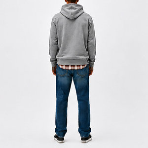 Prix de gros – Nouveau sweat à capuche décontracté en polaire vierge pour homme, personnalisable avec logo, à prix abordable - Product Image 6