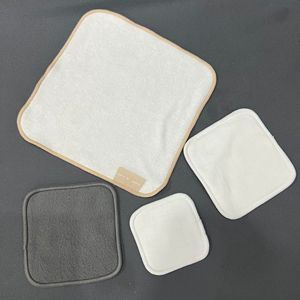 2024 Best-seller Tampons de <span class=keywords><strong>coton</strong></span> réutilisables en bambou naturel haut de gamme Tampons démaquillants doux lavables Étiquetage personnalisé pour l'utilisation du visage - Product Image 4