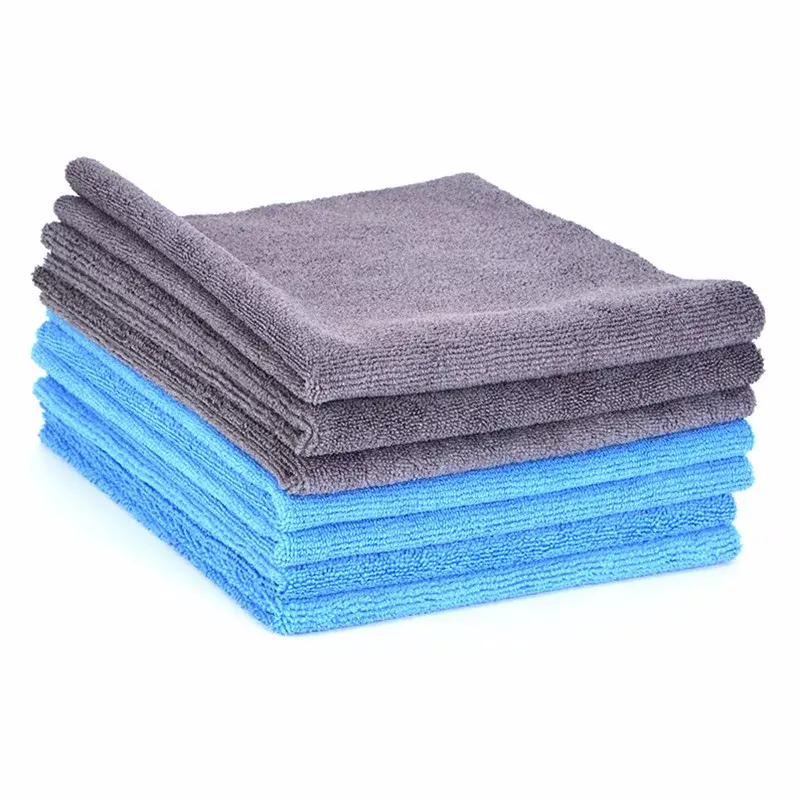 China Manufacturer Microfiber detailing Towel Cleaning Edgeless 400gsm car washing Micro fiber kitchen cloth