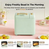 Machine à pain automatique personnalisable IMIX Distributeur automatique de fruits et noix pour crème glacée Taille 2 pains