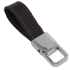 Porte-clés en cuir gaufré avec Logo personnalisé, nouveau pendentif créatif de voiture pour hommes porte-clés d'événements porte-clés porte-clés en cuir - Product Image 1