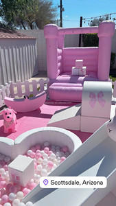 Structure de jeu gonflable commerciale intérieure pour enfants, populaire, avec piscine à balles en vinyle, pour écoles, centres commerciaux et salles de jeux LB- - Product Image 4