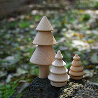 Ornement de patte en bois de Noël personnalisé Style d'art populaire gravé Technique peinte à la main Ornement de Noël personnalisé