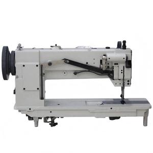 Nouvelle machine à coudre industrielle à point noué, à bras long, haute vitesse, à pied entraîneur, à plat, à aiguille simple, robuste, avec moteur, pour tissus lourds, modèle 6610 - Product Image 3