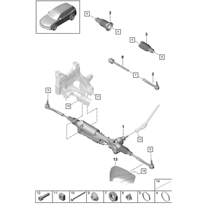 Rotules de direction extérieures de l'essieu avant pour <span class=keywords><strong>Porsche</strong></span> Cayenne 9Y0 9YA 9YB 958423811A 958 423 <span class=keywords><strong>811</strong></span> a 9Y0423811B - Product Image 2
