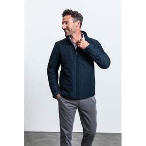 Chaqueta Cruzada de la Marina Francesa Personalizada para Hombre, Prenda Exterior de Tejido Softshell para Deportes al Aire Libre, Resistente al Viento, de Poliéster, Tallas XL y XXL, para Otoño y Fitness - Product Image 4