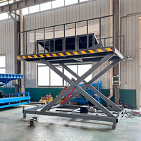 Plateforme élévatrice électrique hydraulique à ciseaux fixe CHANGDING CFY-3T en acier au manganèse haute résistance, 3-5m/min pour chargement/déchargement
