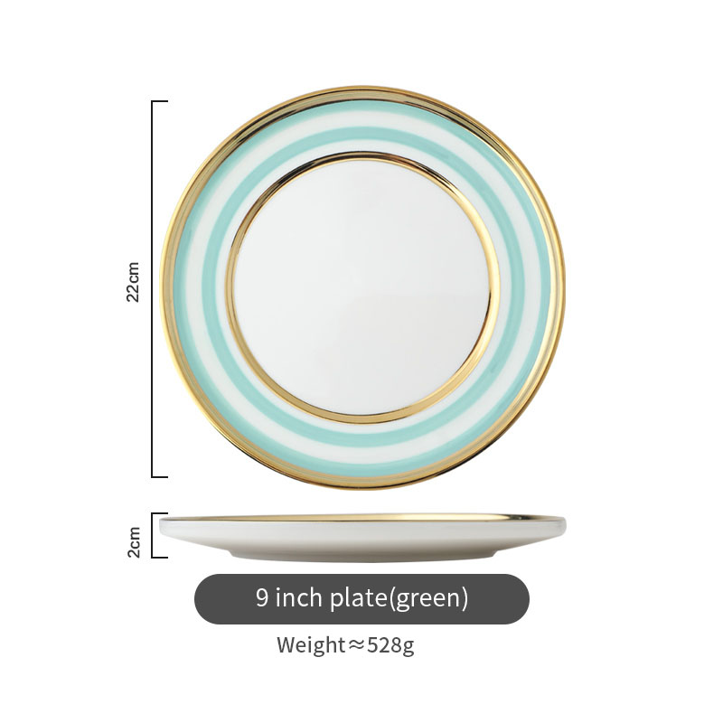 Assiette de 9 pouces (verte)