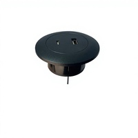 Prise de bureau USB intégrée pour mobilier transfrontalier, chargeur rapide pour canapé, table de chevet, bureau, double mode