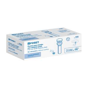 Scolatore a fungo in ottone raso 45699 1 1/4 \ "lavello da appoggio senza trabocco