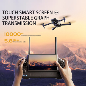 Drone professionnel longue portée, volant à 10 km, P7 MAX, GPS, cardan 3 axes, caméra double 4K, 5G FPV, HD, RC, quadricoptère avec évitement d'obstacles - Product Image 4