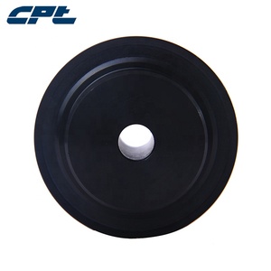 22 Zähne 6mm Innenbohrung 5mm Teilung Stahl Schwarzoxid Massiv-Zahnriemenscheibe 5M Nabenflansch Anpassbar OEM 15mm Riemen CPT Marke - Product Image 2