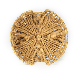 Eco-Friendly Multifunction Woven Cloth <strong>Storage</strong> <strong>Basket</strong> <strong>Wicker</strong> with Rope for Clothing Household Items Sundries Display - Product Image 5