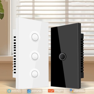 120 tuya Wifi chúng tôi tiêu chuẩn chuyển đổi thông minh App dual-điều khiển từ xa điều khiển Tempered Glass rãnh nút - Product Image 2