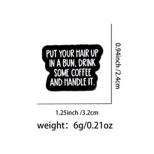 เข็มกลัดลายการ์ตูนคำคมภาษาอังกฤษน่ารัก เข็มกลัดโลหะ เครื่องประดับแฟชั่น ตกแต่งกระเป๋าเสื้อผ้า อุปกรณ์เสริมตกแต่ง มีสินค้าพร้อมส่ง - Product Image 5