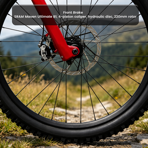 Vélo de montagne tout suspendu en carbone, 200 mm de débattement, DH Racing MTB 29 27,5 pouces, freins à disque hydrauliques LWE-DH29-001 Downhill Mount - Product Image 5