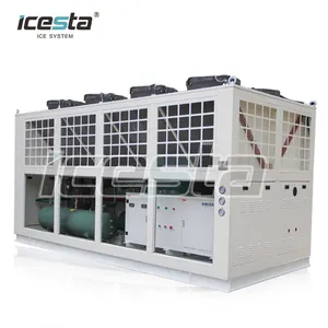 Unidade condensadora do rack paralelo do refrigerado do ar/água para o armazenamento da sala fria