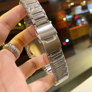 นาฬิกาโครโนกราฟสุดหรู ดีไซน์เรโทร สายสตีล สำหรับผู้ชาย แบรนด์ดัง คุณภาพสูง พร้อมหน้าปัดลายการ์ตูน เรียบง่าย  ระบบออโตเมติก  กระจกแซฟไฟร์ - Product Image 6