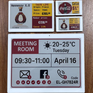 Productos Populares: Etiqueta de Precio Electrónica ESL de 2.4Ghz y Pantalla Grande de 13.3 Pulgadas, Sistema Inteligente Adecuado para Supermercados y Salas de Exhibición - Product Image 1