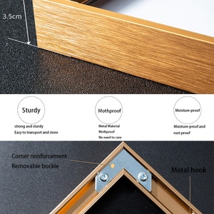 Reloj de Pared Decorativo Personalizado, Estilo Nórdico, de Lujo, con Pintura de Porcelana y Cristal, con Diamantes, para Restaurante - Product Image 5