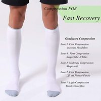 Chaussettes de compression graduées pour hommes et femmes pour la course à pied avec varices