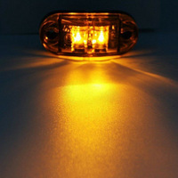 Feux latéraux LED rouge blanc ambre 12V prix d'usine pour camions Feux de délimitation latéraux pour remorque