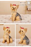 Figurines de chiens en résine, dessin animé, décoration de la maison, pour enfants