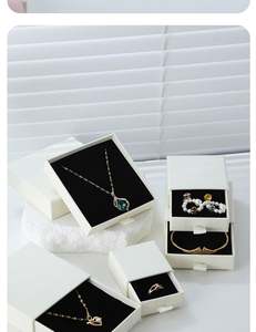 Cajas de Joyería Personalizadas para Pendientes y Pulseras, Cajas de Regalo con Cajón Deslizable, Caja de Papel con Logotipo - Product Image 3