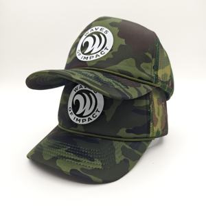Casquette en mousse à 5 panneaux de style américain old school, avec logo imprimé par sublimation personnalisé, de haute qualité, vente en gros - Product Image 1