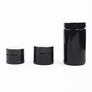 Frasco de Vidrio Violeta Oscuro Ecológico con Protección UV para Envasado de Cremas Cosméticas, una Colección Exclusiva de Envases Cosméticos - Product Image 4