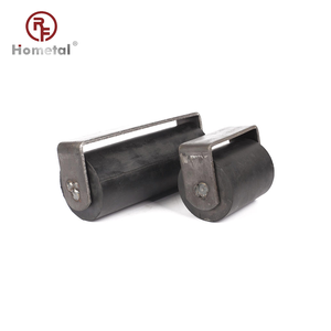 Rodillo Guía de Goma de 3 Pulgadas de Alta Resistencia Personalizado, Rueda Transportadora <span class=keywords><strong>para</strong></span> Puerta Corredera con Rodamientos, Directo de Fábrica - Product Image 4