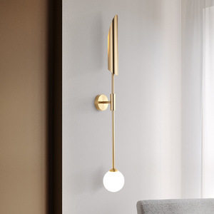 American Designer Gold <b>Wall</b> Lamp Minimalist Luxury for Hotel Villa for Living Room Bedroom Background <b>Wall</b> <b>Bedside</b> <b>Lighting</b> - Product Image 3