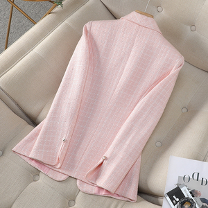 Tùy Chỉnh Handmade Nút Duy Nhất Của Phụ Nữ Kinh Doanh Phù Hợp Với Phụ Nữ Thời Trang Tuxedo Thiết Kế Cộng Với Kích Thước Tính Năng Đôi Ngực Đóng Cửa Loại - Product Image 4