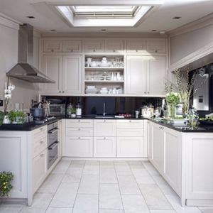 En forme de U haute brillance <span class=keywords><strong>design</strong></span> de <span class=keywords><strong>cuisine</strong></span> <span class=keywords><strong>moderne</strong></span> - Product Image 1