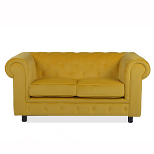 Guangdong Dongguan mobili divani Para <span class=keywords><strong>Casa</strong></span> De Lujo viola Chesterfield Salas divano Set 2 posti divano - Product Image 2