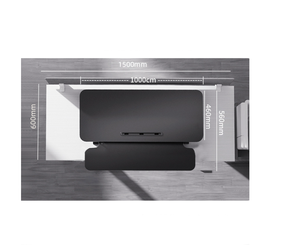 Bureau réglable en hauteur, bureau d'ordinateur assis-debout, support d'écran, plateforme réglable en hauteur, cadre de surélévation - Product Image 6