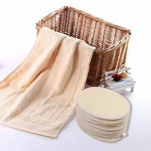 Éponges exfoliantes en loofah, éponge exfoliante en loofah, gant de toilette en loofah et en tissu éponge, exfoliant naturel pour le bain et la douche - Product Image 5