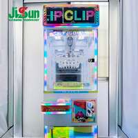 Nouvelle machine à pinces transparente en métal et plastique, machine à cadeaux d'arcade, distributeur automatique à monnayeur