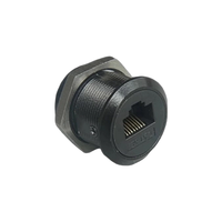 Conector de Panel Tipo D RJ45 WLMK, Conector de Datos Hembra Cat5e/Cat6, Conector de Red para Gabinete/Panel, Aleación de Zinc DIMUD PCB