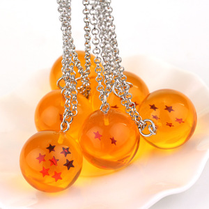Collar de Anime <span class=keywords><strong>Dragon</strong></span> <span class=keywords><strong>Ball</strong></span> <span class=keywords><strong>Z</strong></span>, Naranja, PVC, 1-7 Estrellas, Goku, Dragonball - Product Image 2