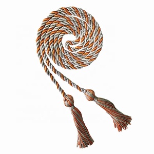 Vente en gros de <span class=keywords><strong>cordons</strong></span> d'honneur pour l'obtention d'un diplôme académique multicolore noir/rouge/blanc - Product Image 5
