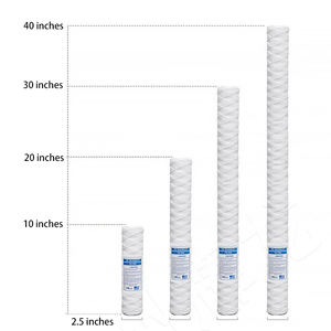 Filtre à eau domestique, extérieur et hôtelier certifié NSF, à osmose inverse, avec bloc de charbon actif T33, sédiments <span class=keywords><strong>PP</strong></span>, UF, UDF, CTO - Product Image 3