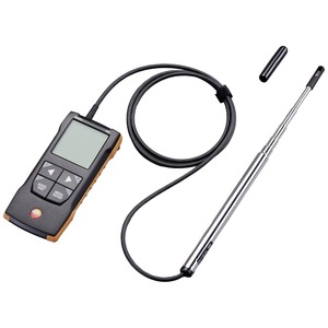 Anémomètre numérique à fil chauffant Testo 425 avec connexion à application intelligente, calcul de la vitesse du vent, de la température et du volume - Product Image 1