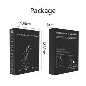 Telecomando per Presentazioni Ricaricabile BT 5.3 con Ricevitore USB 2.4G e Type-C, Puntatore Laser, Fornitore OEM - Product Image 6