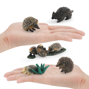Enfants Éducatif Simulé Hérisson Modèle Sauvage <span class=keywords><strong>Jungle</strong></span> Épineux Rongeur Bureau Figurine Jouet - Product Image 4