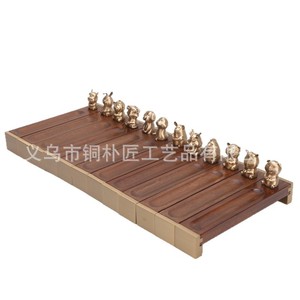 เครื่องประดับเตาเผาเครื่องหอมตามนักษัตรจีน, งานฝีมือทองเหลือง, ห้องอ่านหนังสือ, โต๊ะน้ำชา, ของตกแต่งห้องนั่งเล่น, ของขวัญ - Product Image 5