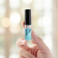 Flacon de parfum portable en verre avec capuchon à sertir, 2ml, 3ml, 5ml, 10ml, flacon pulvérisateur en verre, flacon d'essai avec étiquette personnalisée, échantillon de parfum